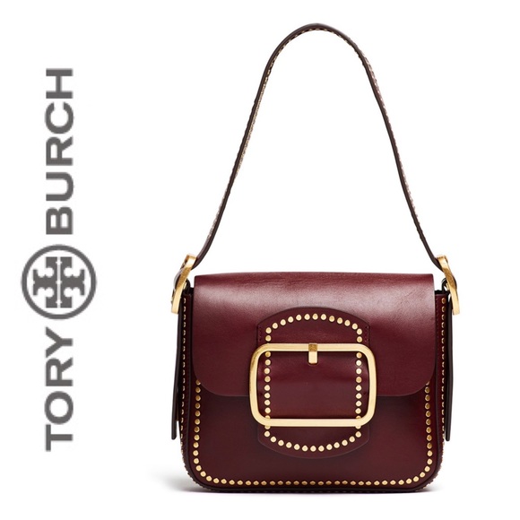 Tory Burch Handbags - Tory Burch Sawyer Studded Bag EUC